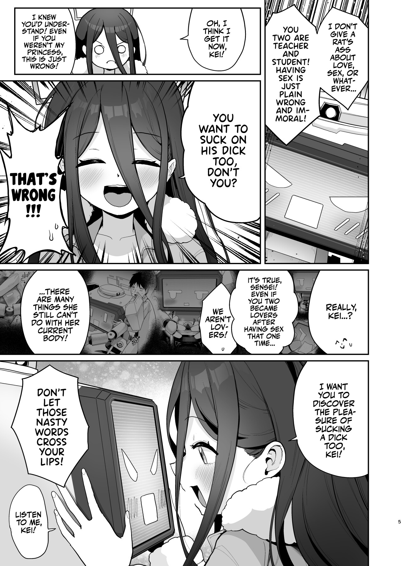 Hentai Manga Comic-Clanker Sex with Aris and Kei!-Read-4